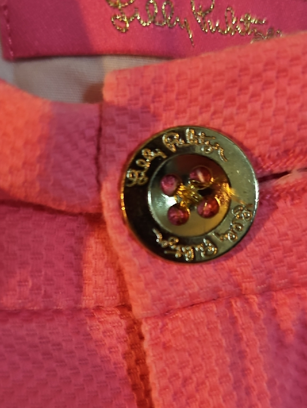 Lilly Pulitzer Hot Pink Buttercup  Shorts - Picture 3 of 9